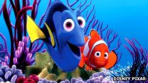 Production image from Finding Nemo