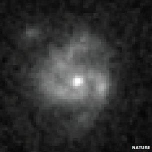 Hubble space telescope data of BX442