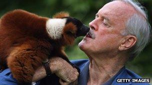 John Cleese and lemur
