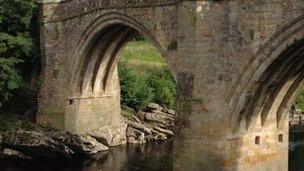 Devil's Bridge in Kirkby Lonsdale