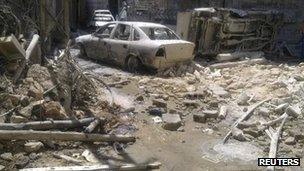 The Midan district of Damascus, 22 July