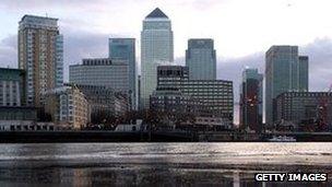 Canary Wharf skyline