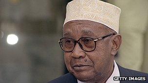 Comoran president Mohamed Djohar