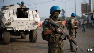 UN troops in Goma (13 July 2012)