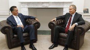 Mitt Romney and Tony Blair