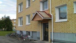 Mr Nazarov's home in Ostersund