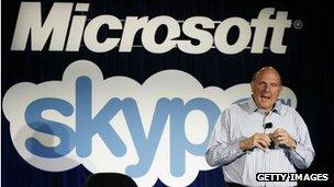 Steve Ballmer announces Skype takeover