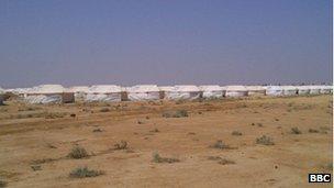 Refugee camp at Zaatari (29 July)