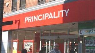 The Principality Building Society in Wrexham
