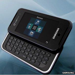 Samsung F700 smartphone