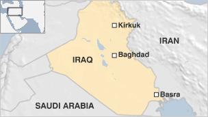 Map of Iraq