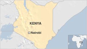 Map Nairobi, Kenya