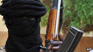 Islamist fighter in Mali (file photo)