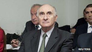 Former president de la Rua in court