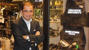 Gun shop owner George Stamatopoulos