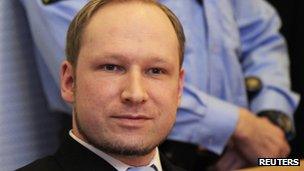 Anders Behring Breivik. File photo
