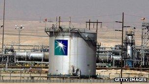 Saudi Aramco plant in Saudi Arabia