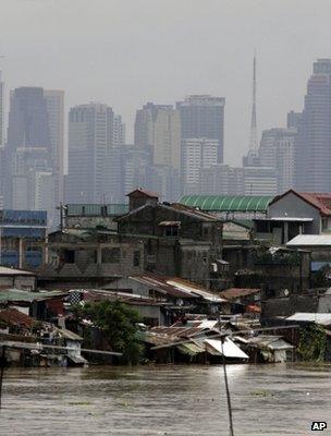 Shanty town, Manila (Image: AP)