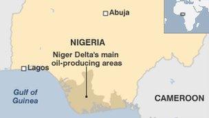 Nigeria map