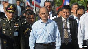 File photo: Burmese President Thein Sein