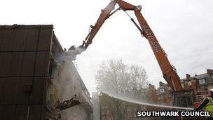 Demolition of Heygate Estate
