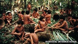 Yanomami tribespeople (file picture from Survival International)