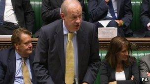 Damian Green in the House of Commons