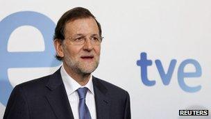 PM Rajoy at the TV interview