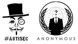 Antisec and Anonymous logos