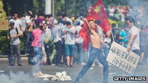 Anti-Japan Protesters in China