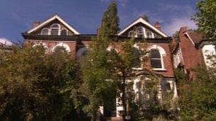The house in Highgate where Pink Floyd lived