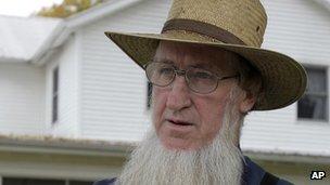 Amish breakaway group leader Samuel Mullet Sr file picture