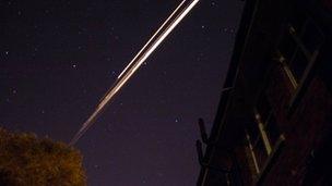 The fireball was seen by Colin Campbell in the skies over Lisburn