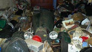 Replica Bugatti Type 51 discovered in a garage