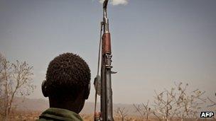 South Sudan soldier (file photo)