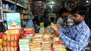 Indian store in Delhi, 24 Nov