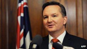 Australian Immigration Minister Chris Bowen (file image from 14 Sept 2012)