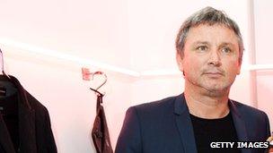 Thierry Gillier, founder of Zadig & Voltaire, at the label's autum/winter 2012 fashion show in Paris, 29 February 2012