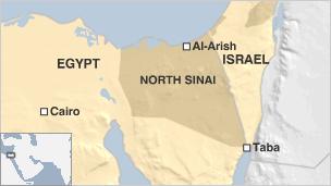 map of Sinai
