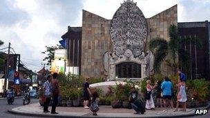 Ground zero monument in Kuta, Bali, 7 October 2012
