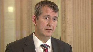 Health Minister Edwin Poots has given figures for abortions in Northern Ireland