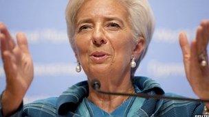 International Monetary Fund (IMF) head Christine Lagarde