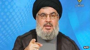 Sheikh Nasrallah in TV address. 11 Oct 2012