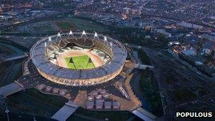The Olympic Stadium by Populous (c) Populous