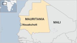 Mauritania- Mali map