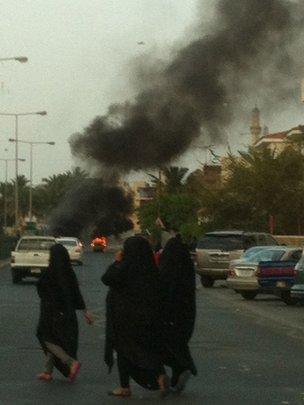 Bahrain unrest. Pic by Frank Gardner