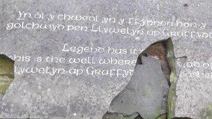 Cofeb Llywelyn ei Llyw Olaf