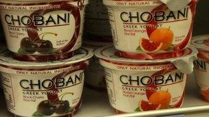 Chobani yoghurt pots