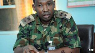 Lt Col Sagir Musa photographed in May 2012
