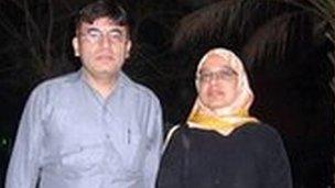 Dr Shakoor and his wife Sabah Usmani